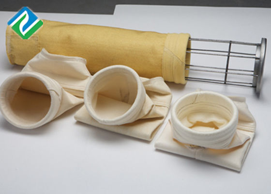 Υφαμένο ύφασμα ίνας υάλου PTFE 25 τσάντες φίλτρων τσιμέντου μικρού